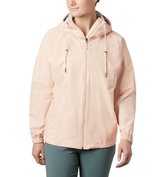 Columbia Park Windbreaker Pink For Women's NZ7621 New Zealand